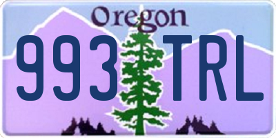 OR license plate 993TRL