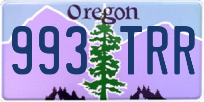 OR license plate 993TRR