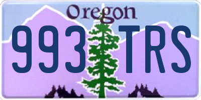 OR license plate 993TRS