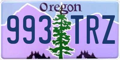 OR license plate 993TRZ
