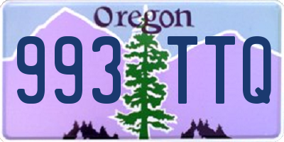 OR license plate 993TTQ