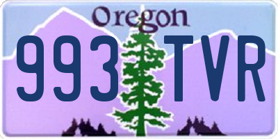 OR license plate 993TVR