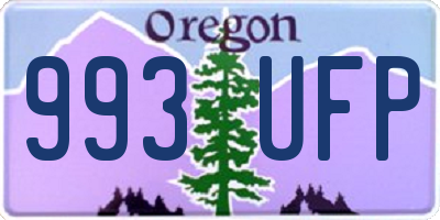 OR license plate 993UFP