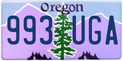OR license plate 993UGA