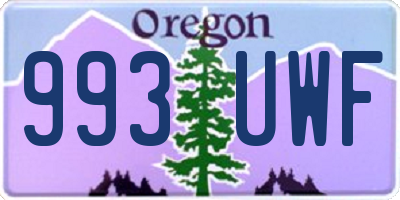 OR license plate 993UWF