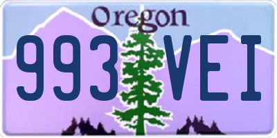 OR license plate 993VEI