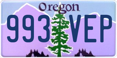 OR license plate 993VEP