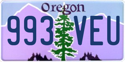 OR license plate 993VEU