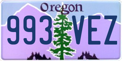 OR license plate 993VEZ