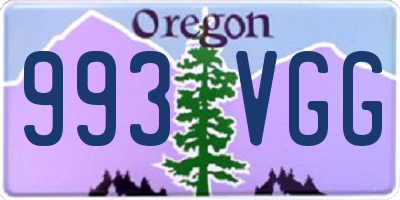 OR license plate 993VGG