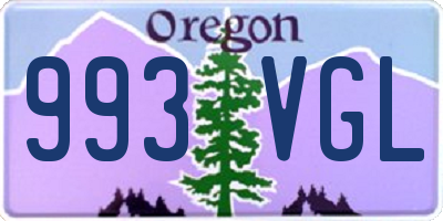 OR license plate 993VGL