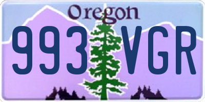 OR license plate 993VGR