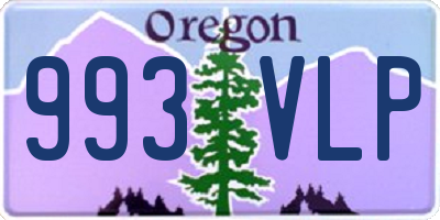 OR license plate 993VLP