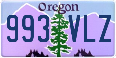 OR license plate 993VLZ