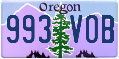 OR license plate 993VOB