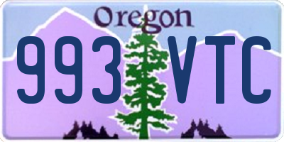OR license plate 993VTC
