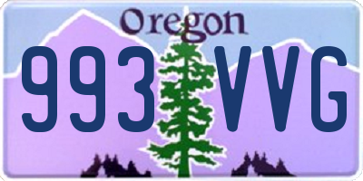 OR license plate 993VVG