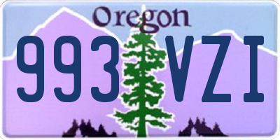 OR license plate 993VZI