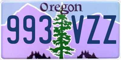 OR license plate 993VZZ