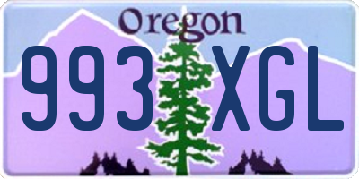 OR license plate 993XGL