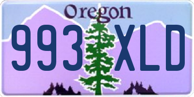 OR license plate 993XLD