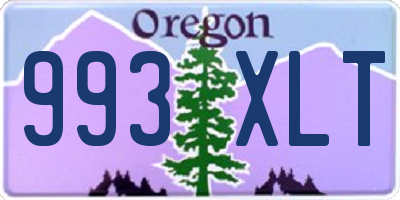 OR license plate 993XLT