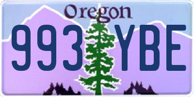 OR license plate 993YBE