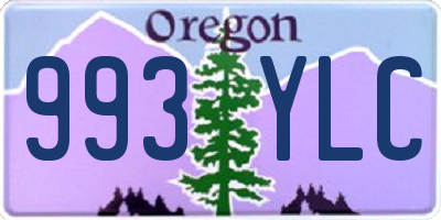 OR license plate 993YLC