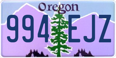 OR license plate 994EJZ