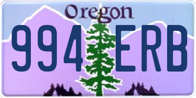 OR license plate 994ERB