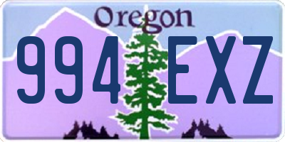 OR license plate 994EXZ