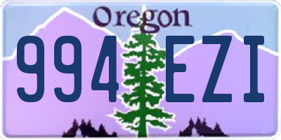 OR license plate 994EZI