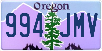 OR license plate 994JMV