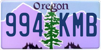 OR license plate 994KMB