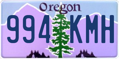 OR license plate 994KMH