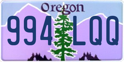 OR license plate 994LQQ