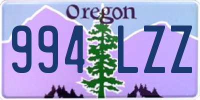 OR license plate 994LZZ