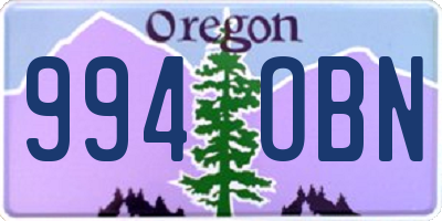 OR license plate 994OBN