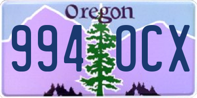 OR license plate 994OCX