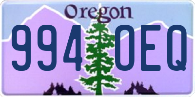 OR license plate 994OEQ