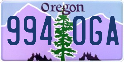 OR license plate 994OGA