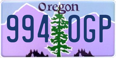 OR license plate 994OGP