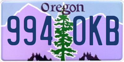 OR license plate 994OKB