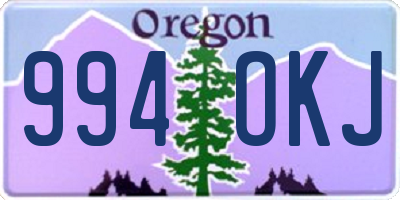 OR license plate 994OKJ