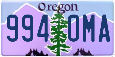OR license plate 994OMA