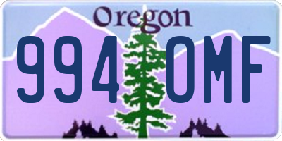 OR license plate 994OMF