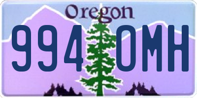 OR license plate 994OMH