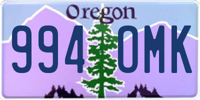 OR license plate 994OMK
