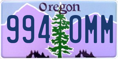 OR license plate 994OMM