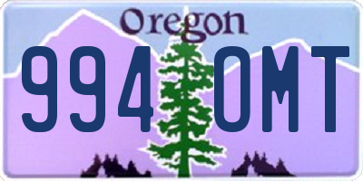 OR license plate 994OMT